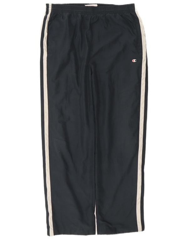 Champion Pantalon De Survêtement Homme Large Bleu Marine Colorblock Polyester
