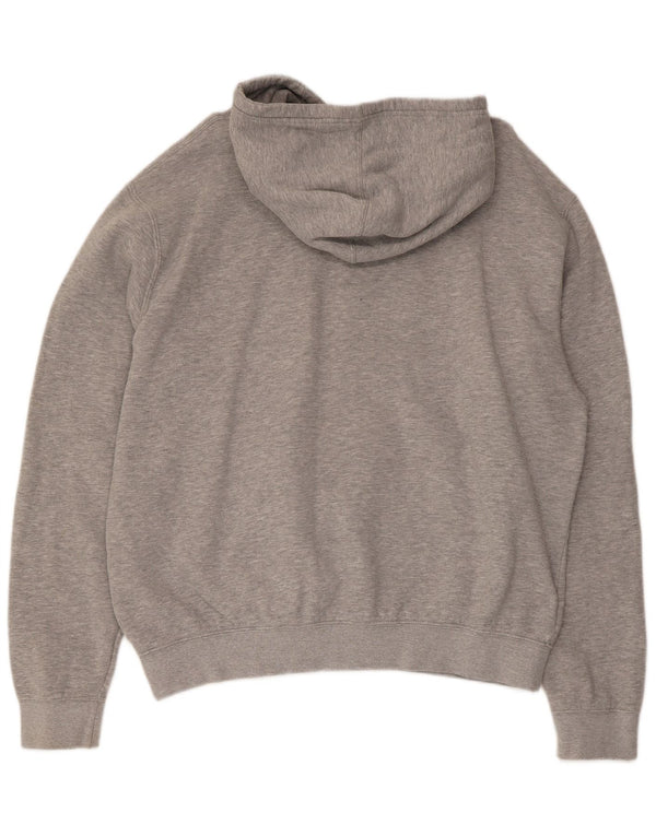Adidas Pull à capuche graphique pour homme XL en coton moucheté gris