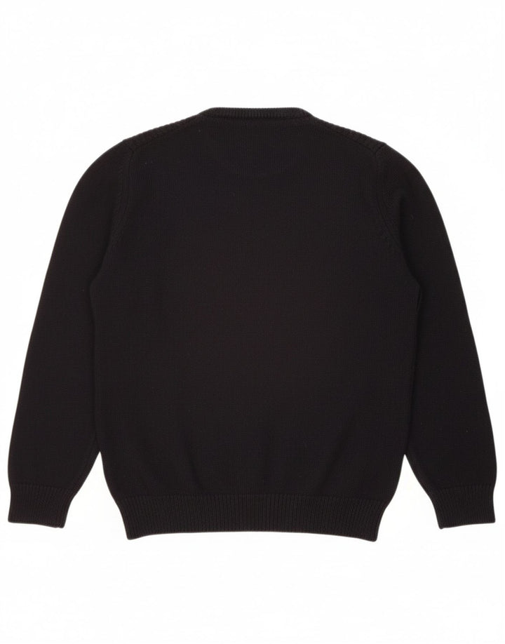BAILEYS Womens Crew Neck Jumper Sweater UK 16 Large Navy Blue Wool