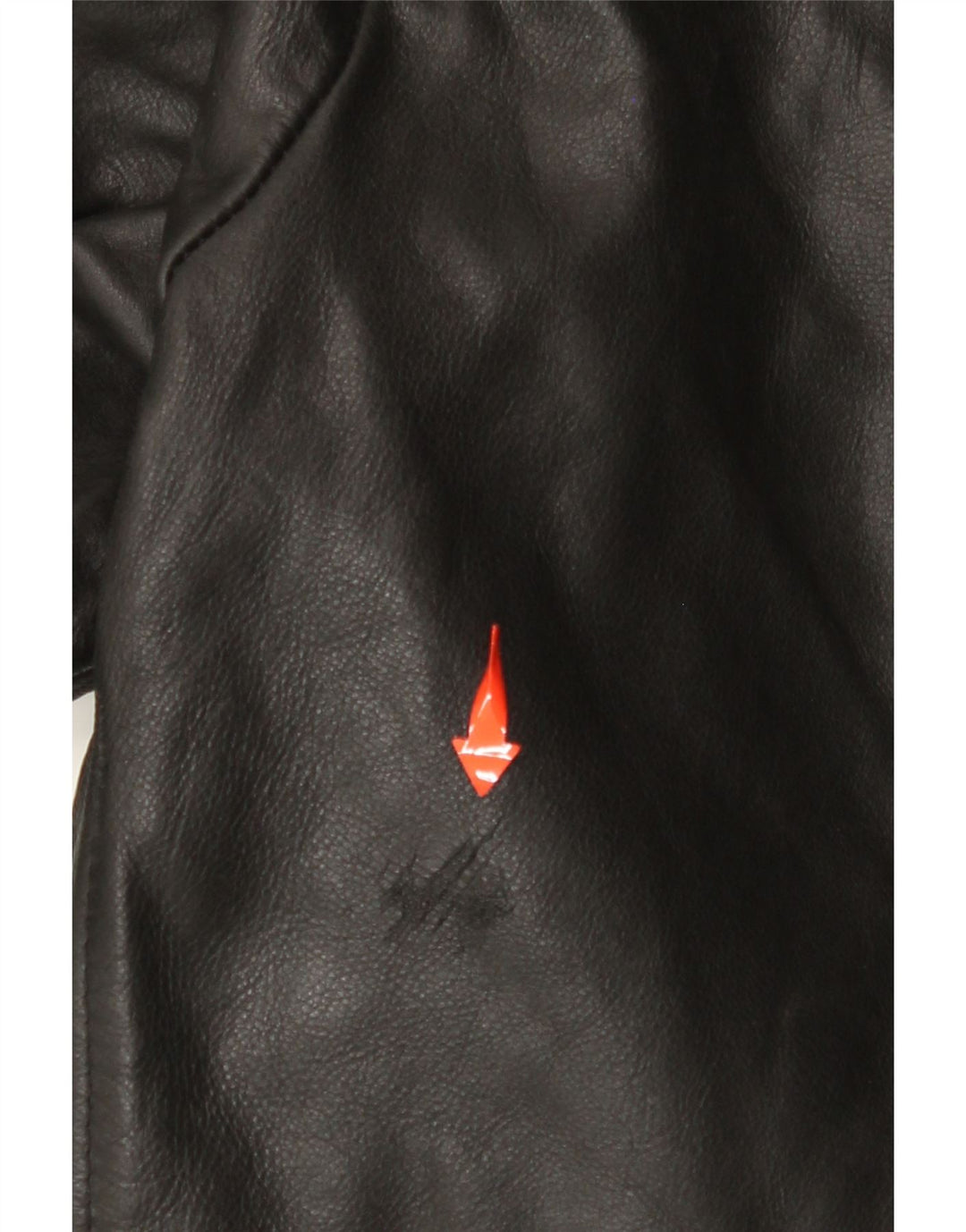 VINTAGE Veste en cuir homme UK 42 XL Noir