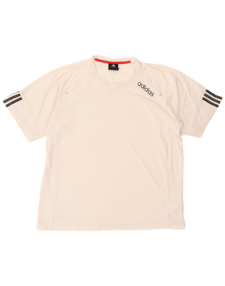 Adidas T-Shirt Homme Top XL Coton Blanc