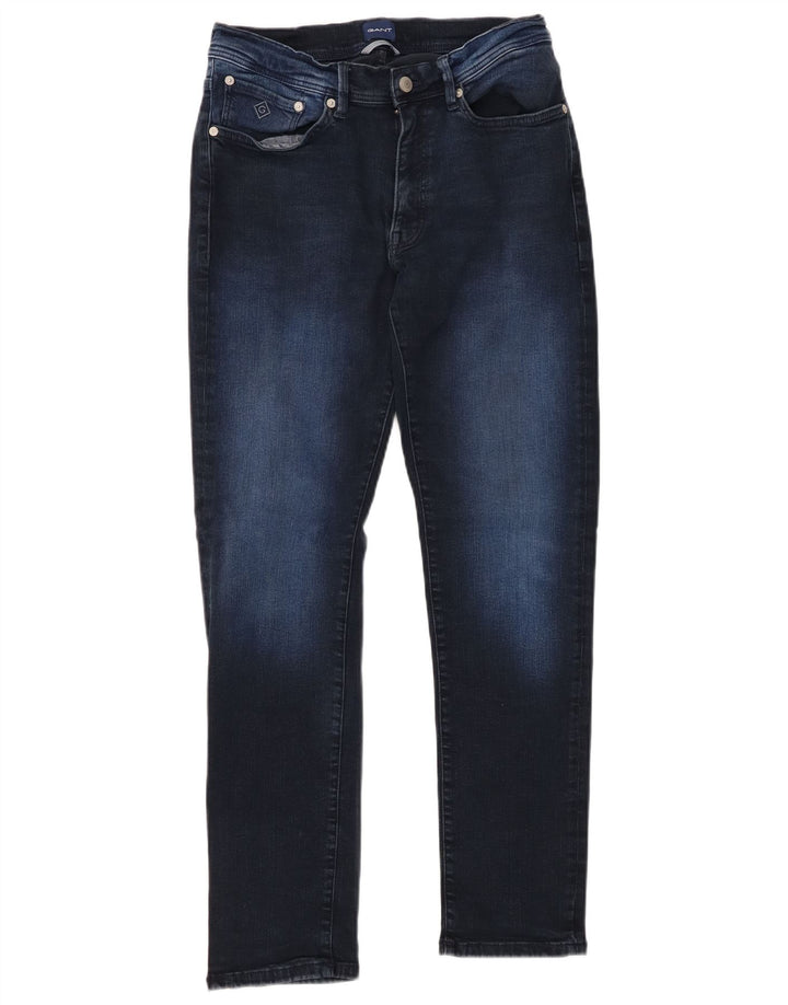 GANT Jean Slim Homme W32 L30 Bleu Marine Coton