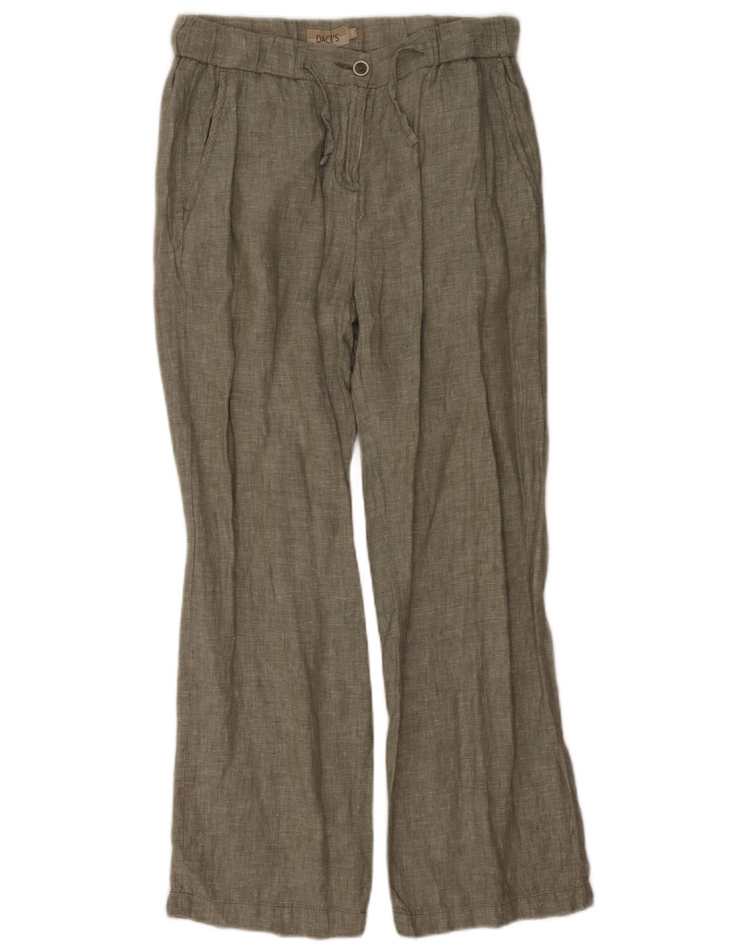 Dack's Pantalon Chino Droit Femme Small W27 L28 Kaki