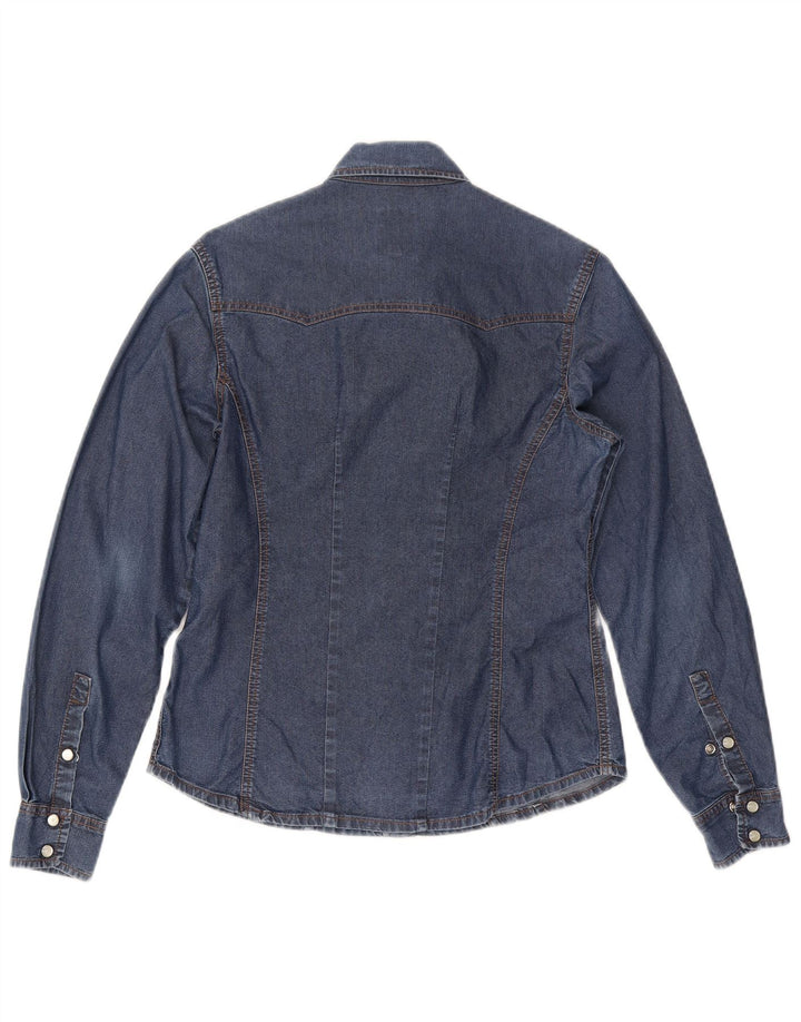 BOOSLEY Chemise en jean pour femme UK 12 Bleu moyen Coton