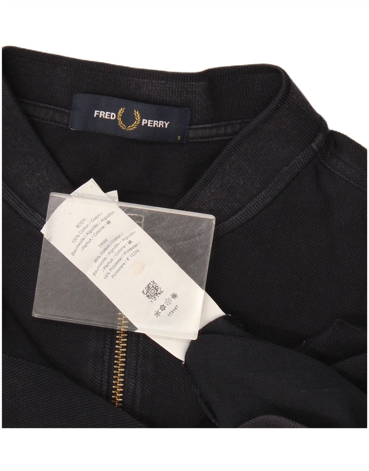 Fred Perry Polo Homme Petit Bleu Marine Colorblock Coton