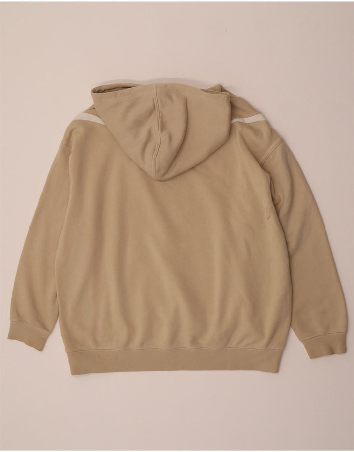Nike Pull à capuche graphique pour homme Grand coton beige