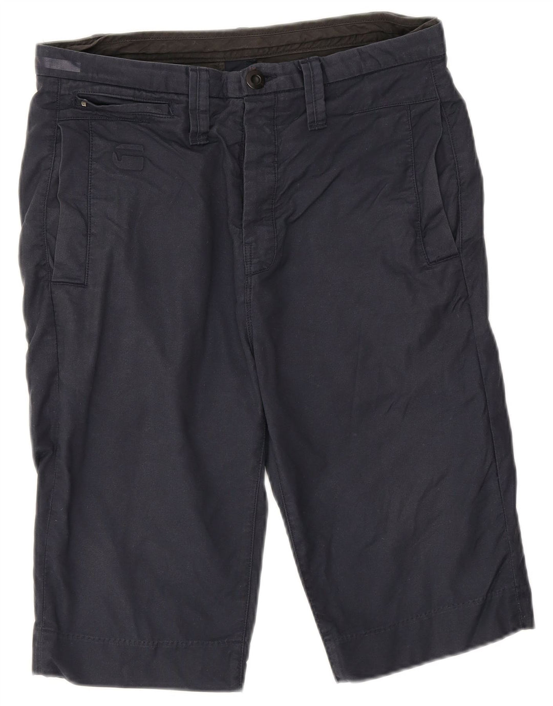 G-Star Short Cargo W31 Homme Bleu Marine Moyen Coton