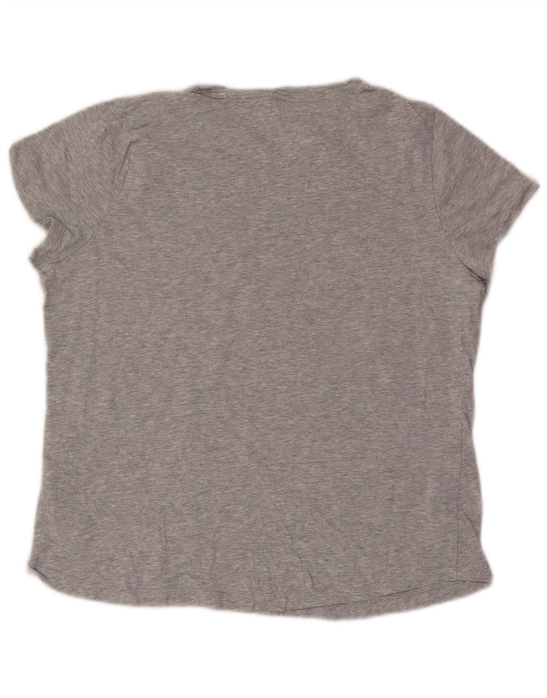 Puma T-Shirt Femme Top UK 16 Large Gris Coton