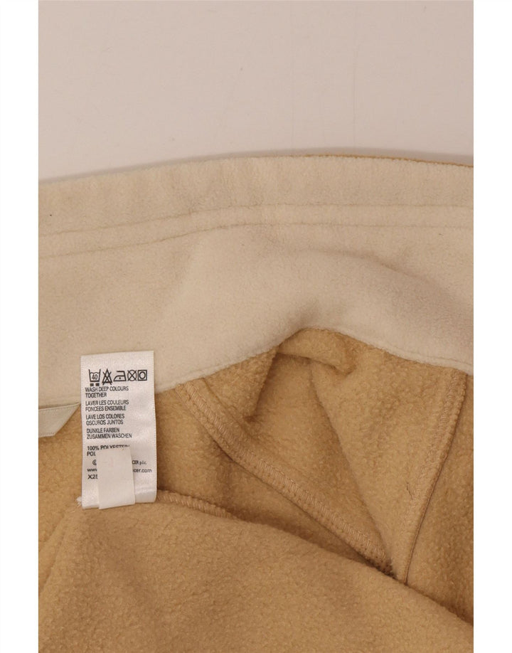 Marks & Spencer Veste polaire pour femme UK 14 Large Beige Polyester