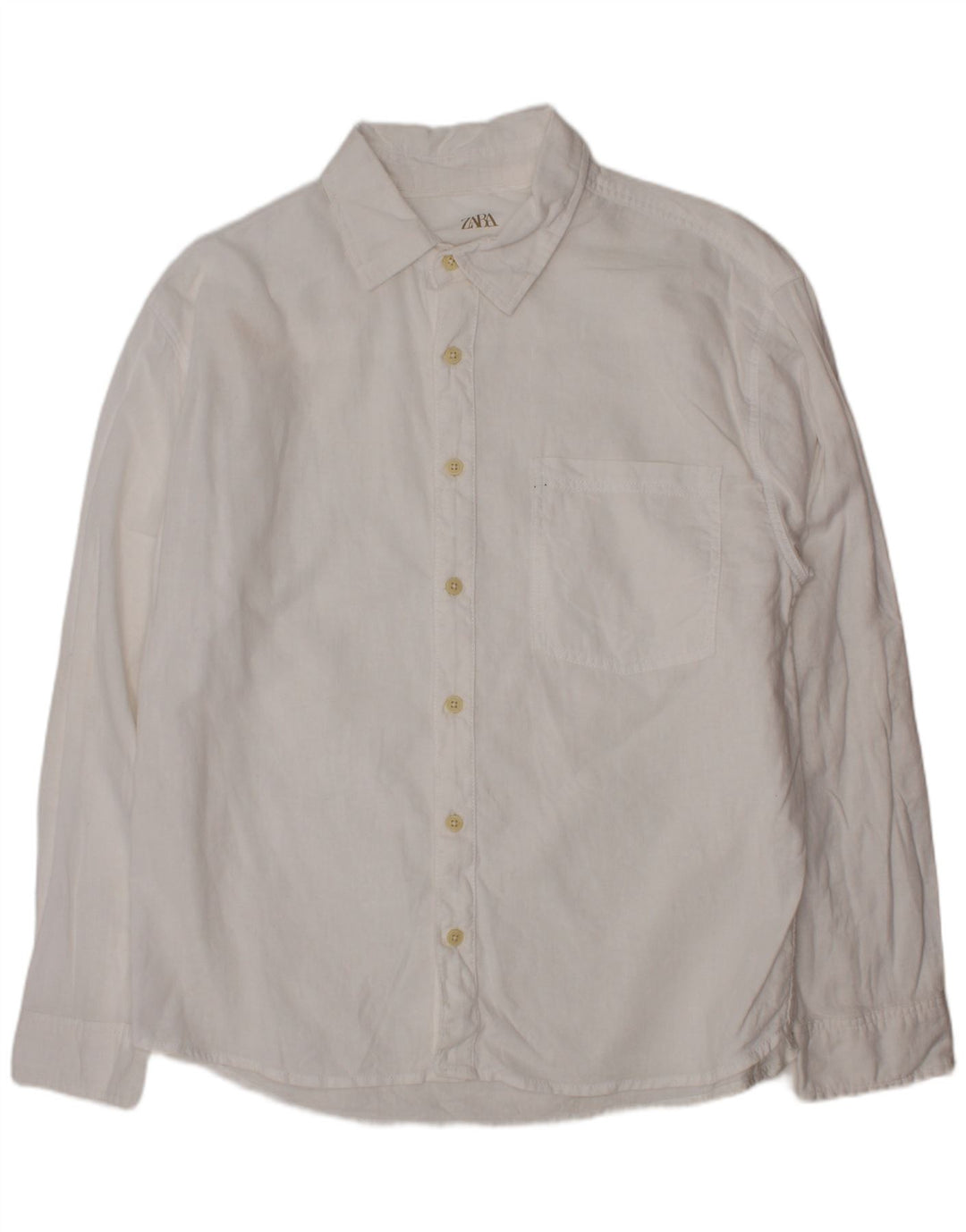 Chemise garçon ZARA 9-10 ans coton blanc