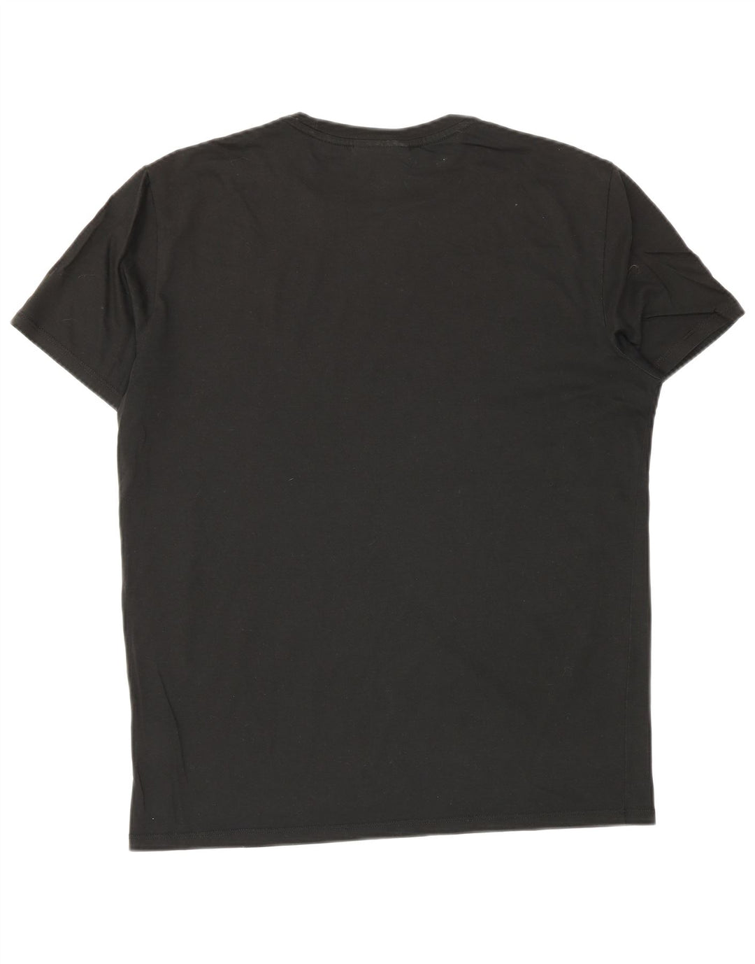 Lacoste T-shirt coupe régulière pour hommes, taille 4, coton noir moyen
