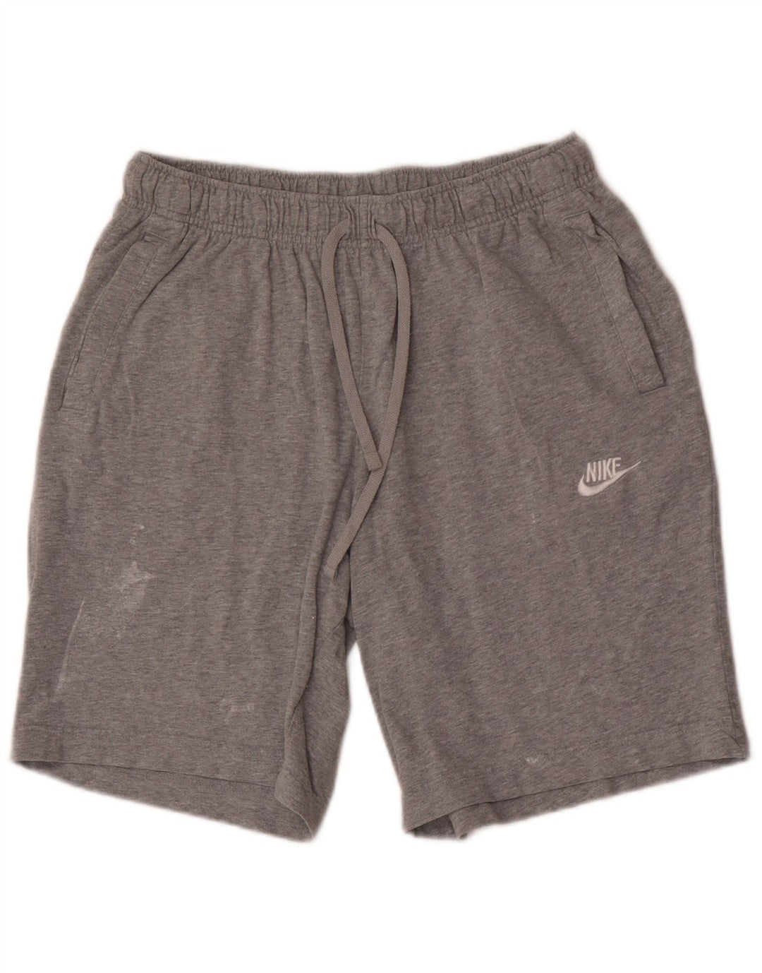 Nike Short de sport pour femme UK 12 Gris moyen en coton