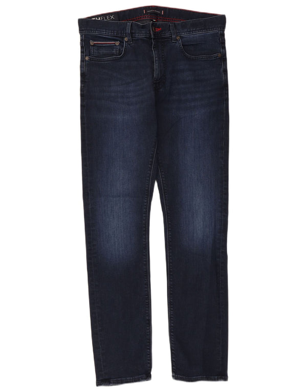 Tommy Hilfiger Jean Slim Homme W32 L30 Bleu Marine Coton