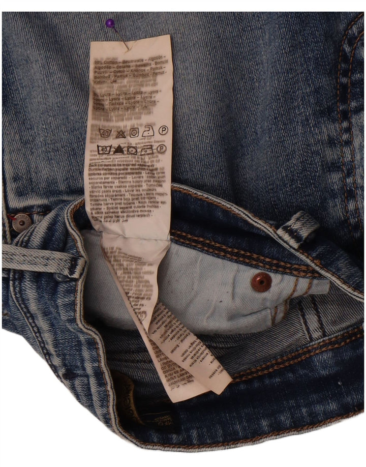 Jack & Jones Jean Slim effet vieilli W34 L30 pour homme en coton bleu