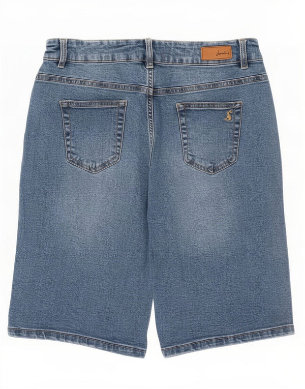 Joules Short en jean pour femme UK 10 Small W28 Bleu Coton