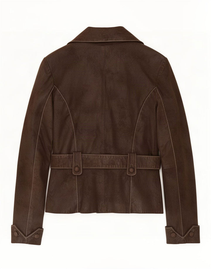 Rino&Pelle Veste en cuir pour femme IT 38 XS Marron