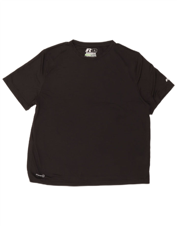 Russell Athletic T-shirt pour homme en polyester Noir Taille L