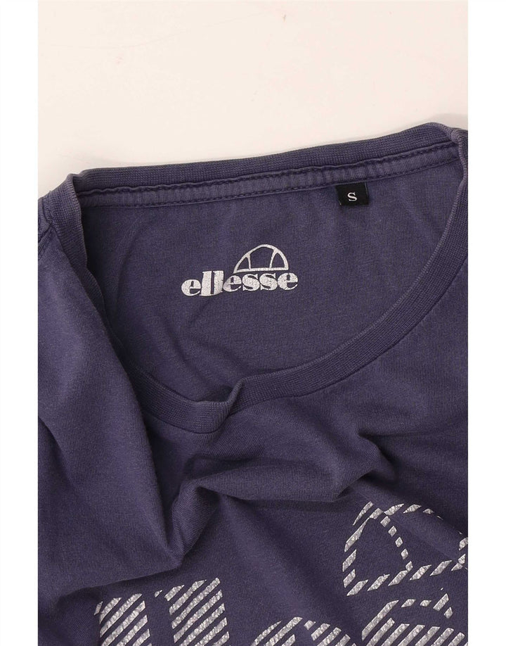 Ellesse T-Shirt Graphique Homme Petit Bleu Marine
