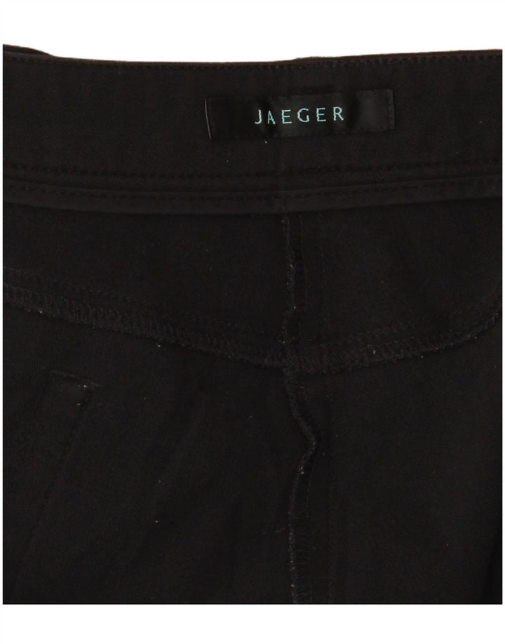 Jaeger Pantalon décontracté bootcut pour femme W36 L32 Noir