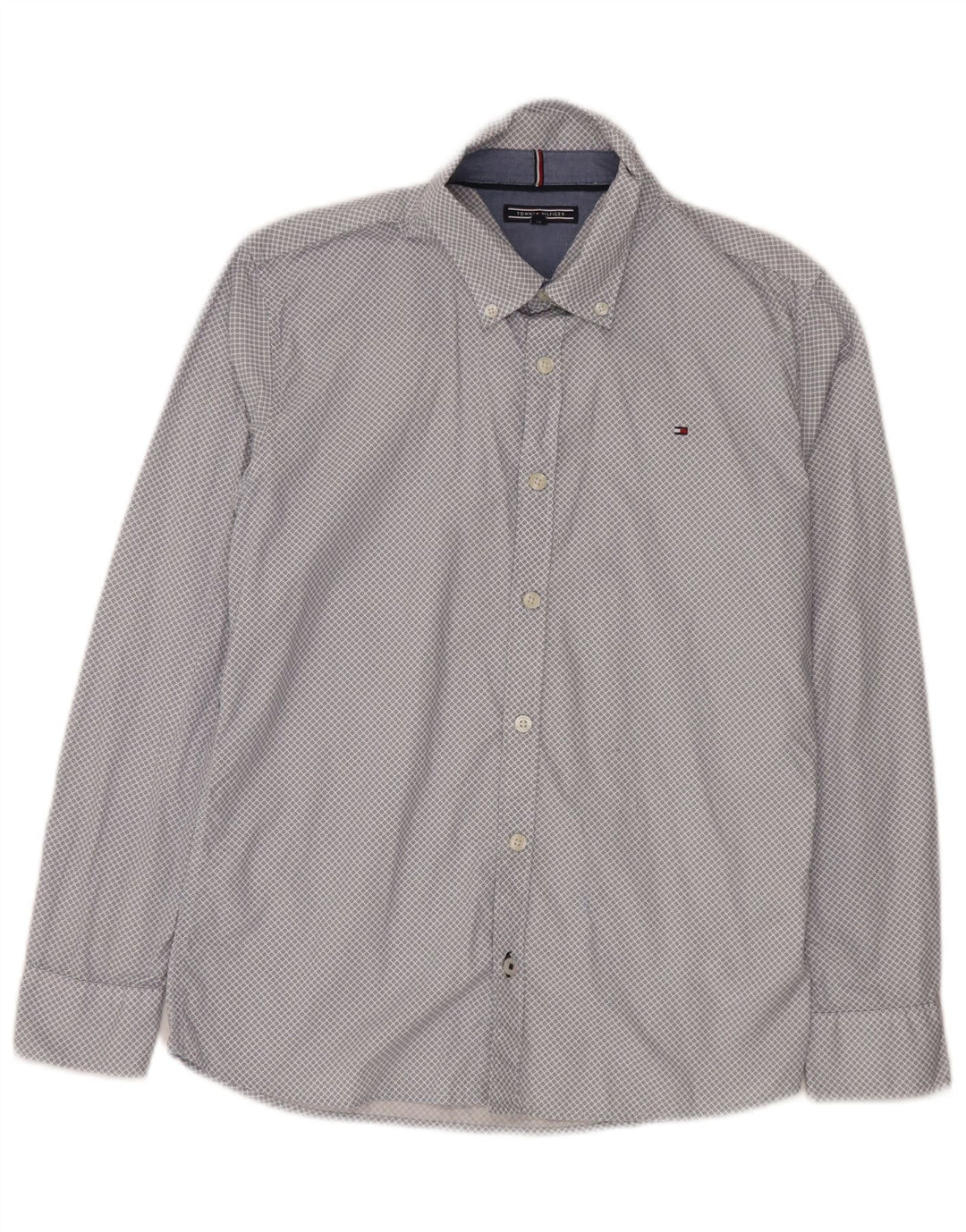 Tommy Hilfiger Chemise Garçon 13-14 ans Bleu Carreaux Coton