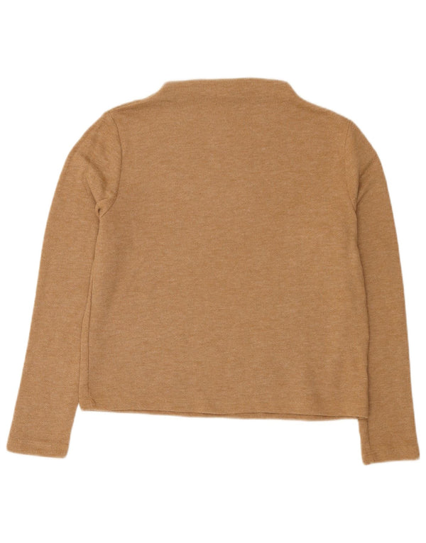 Marks & Spencer Haut à manches longues pour femme UK 12 Beige moyen Polyester