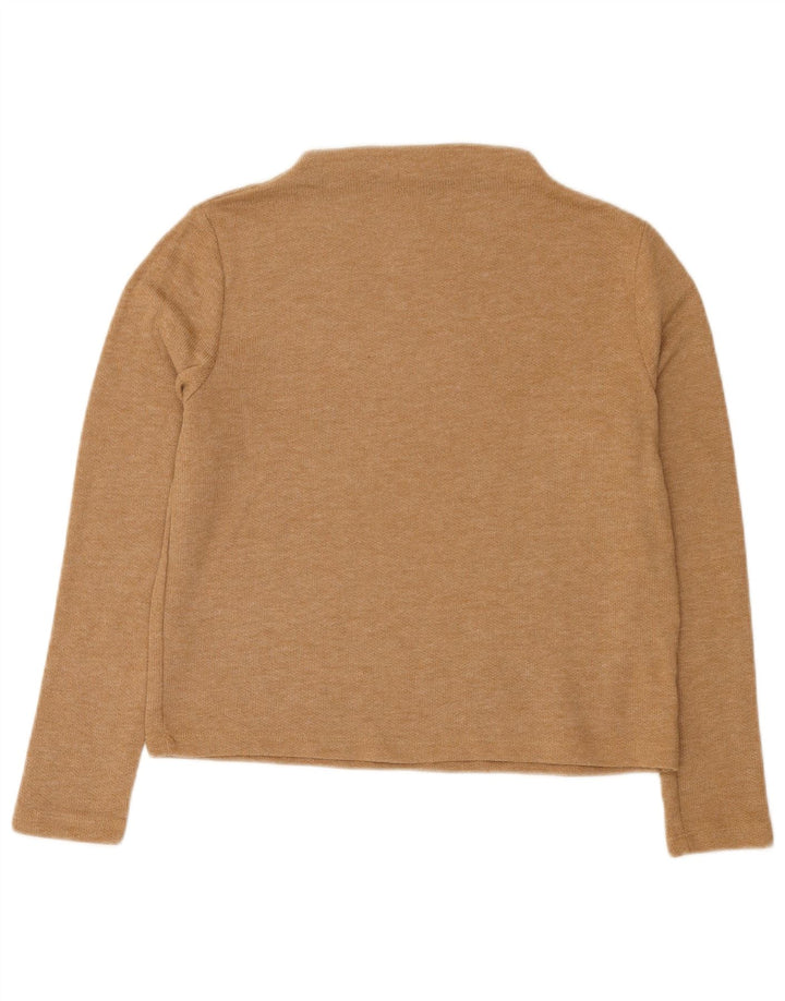 Marks & Spencer Haut à manches longues pour femme UK 12 Beige moyen Polyester