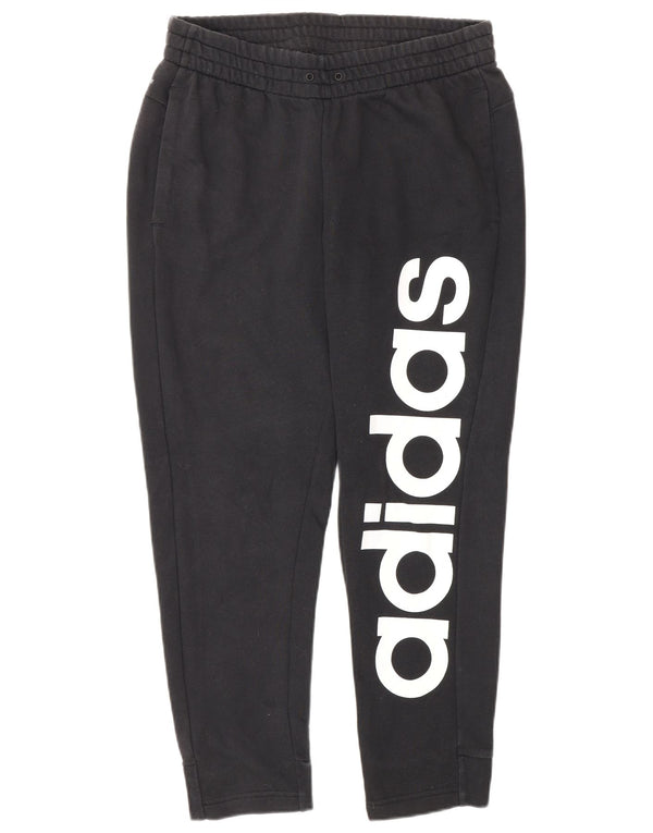Adidas Pantalon de survêtement Climalite Graphic pour femme UK 12 Noir moyen