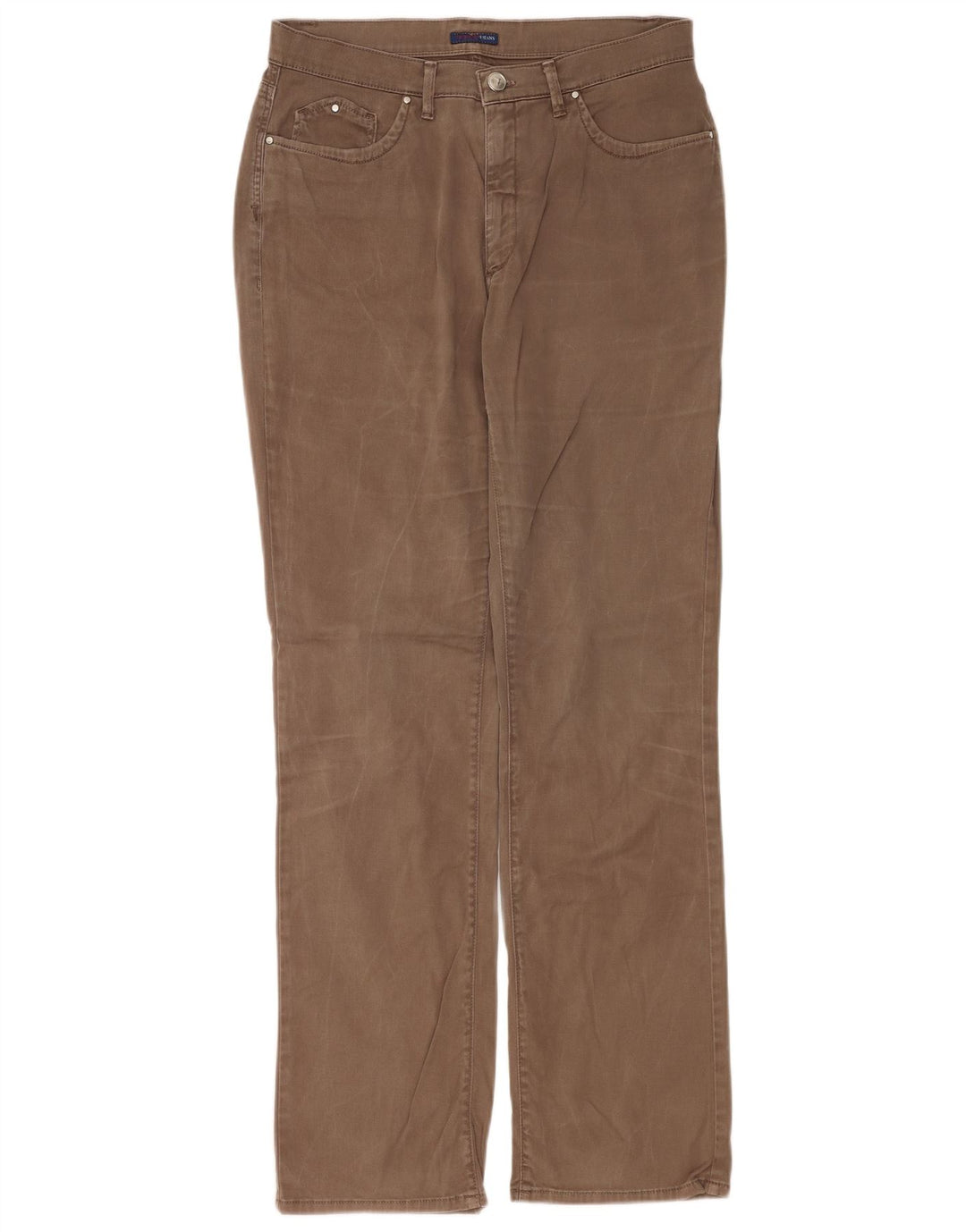 Trussardi Jean Droit W32 L33 Marron Coton Homme