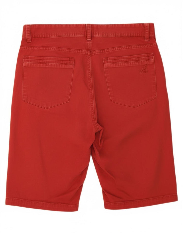 Kangol Short Chino Homme Petit W29 Rouge Coton
