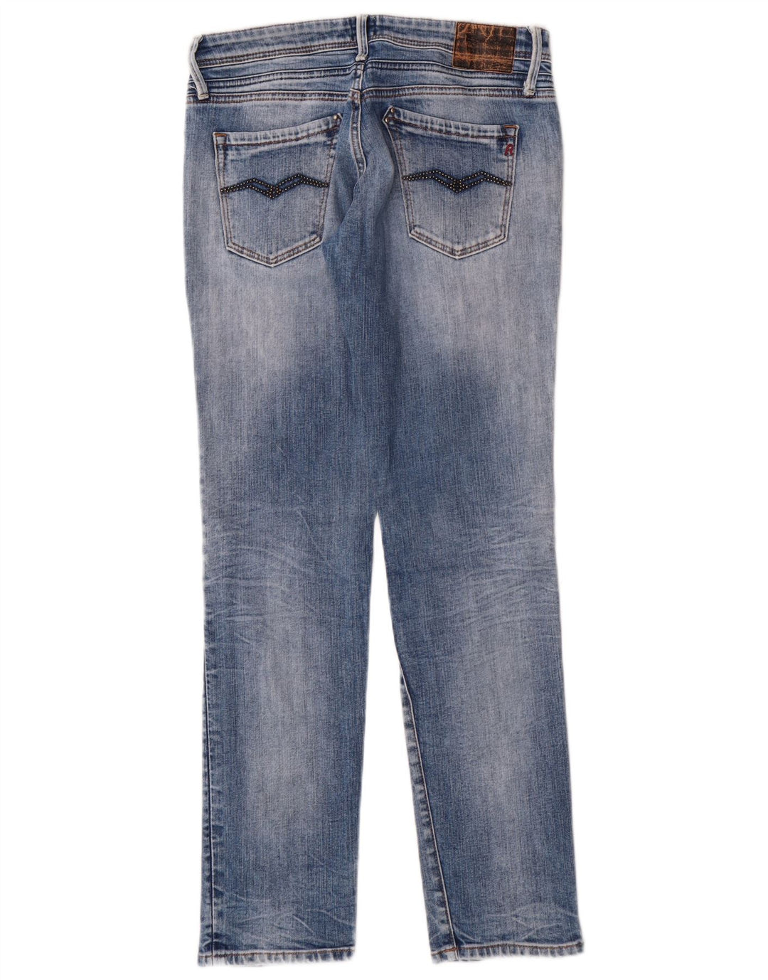 Replay Jean Slim Femme W27 L30 Bleu Coton