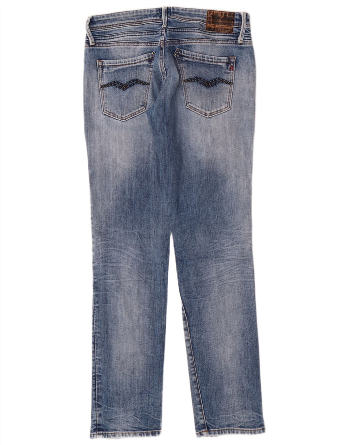 Replay Jean Slim Femme W27 L30 Bleu Coton