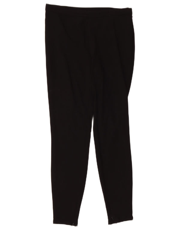 Massimo Dutti Pantalon de costume skinny pour femme EU 38 Small W28 L27 Noir Viscose