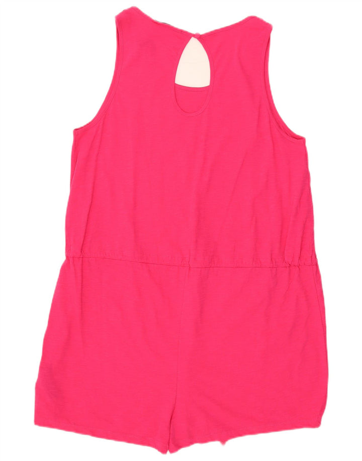 Marks & Spencer Combishort sans manches pour femme UK 44 Coton rose moyen