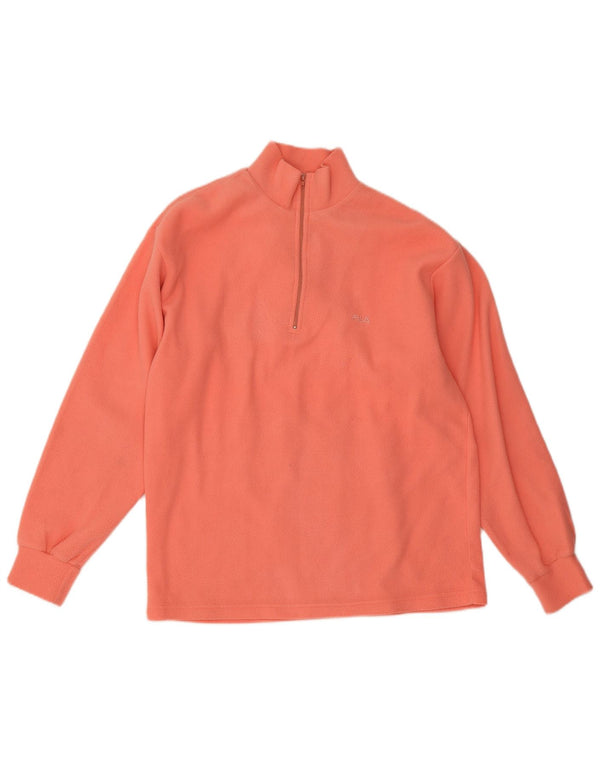 Fila Pull polaire à col zippé pour homme IT 46 Small Rose