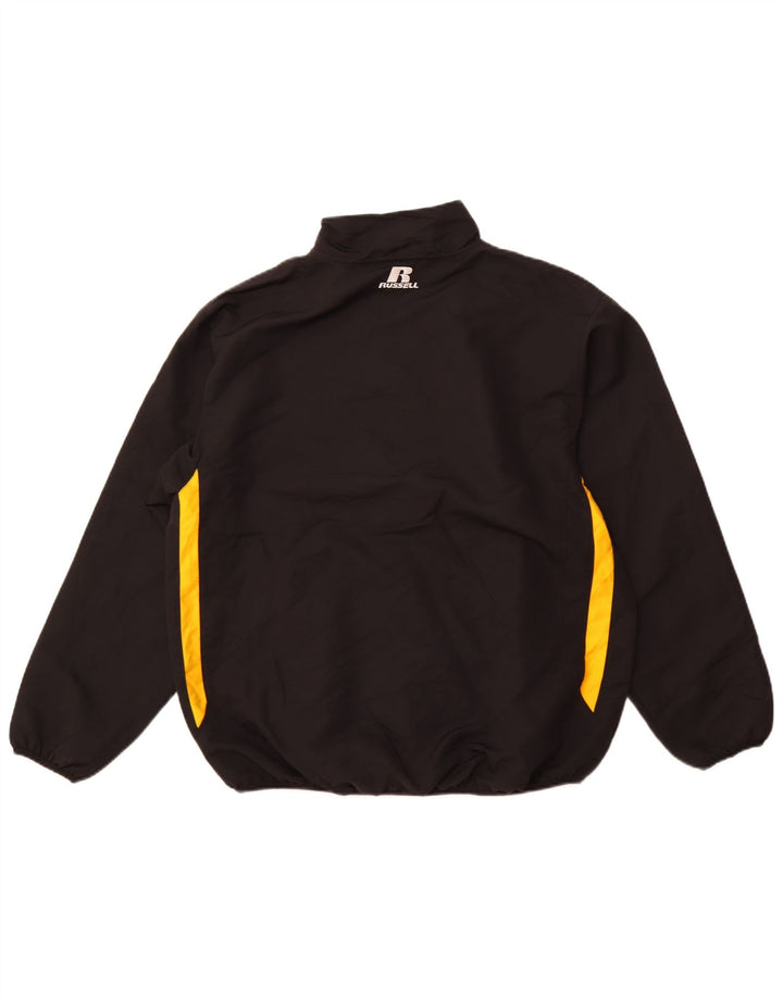 Russell Athletic Veste de survêtement pour homme UK 40 Large Noir Polyester