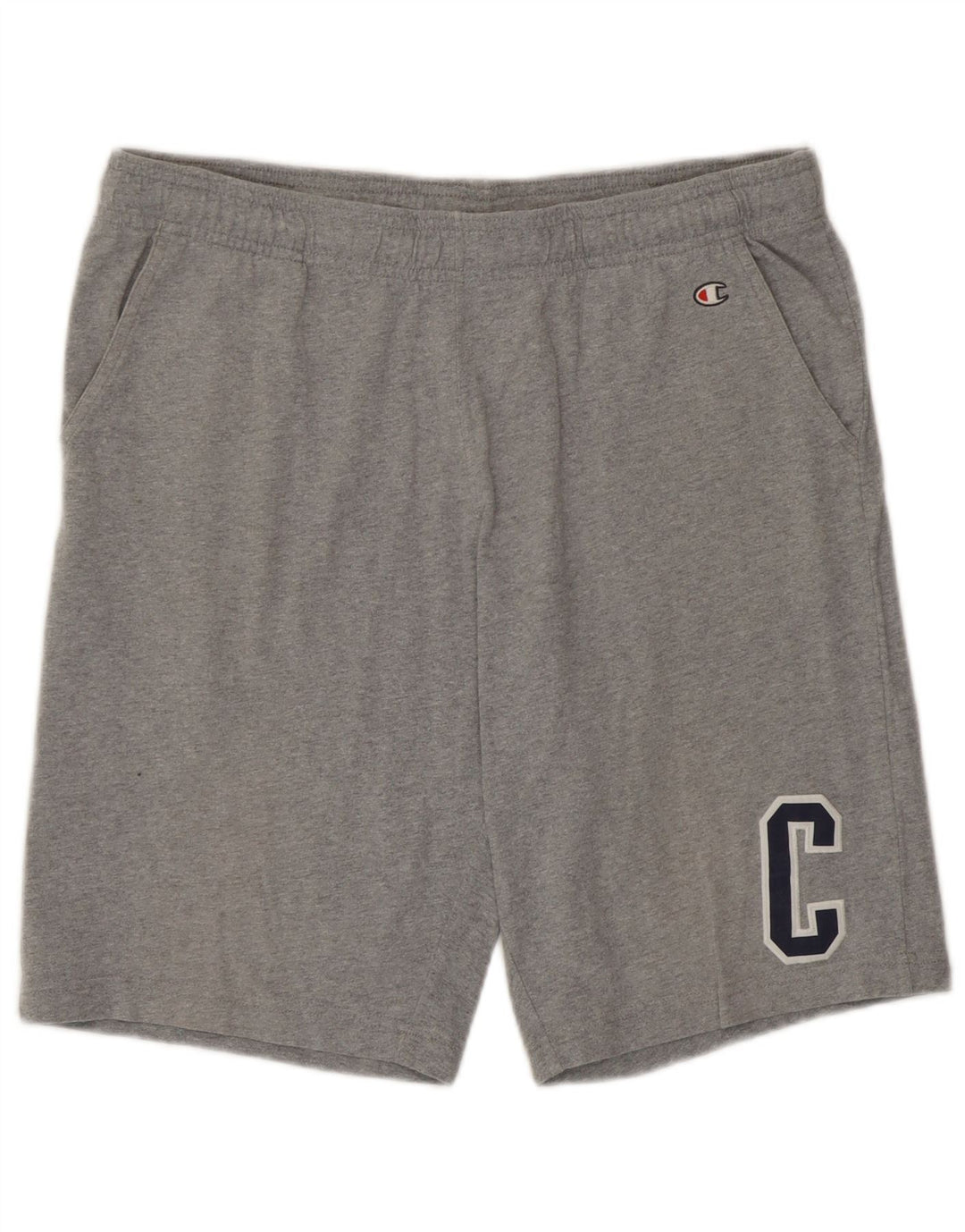 Champion Short de sport graphique pour homme, grand gris