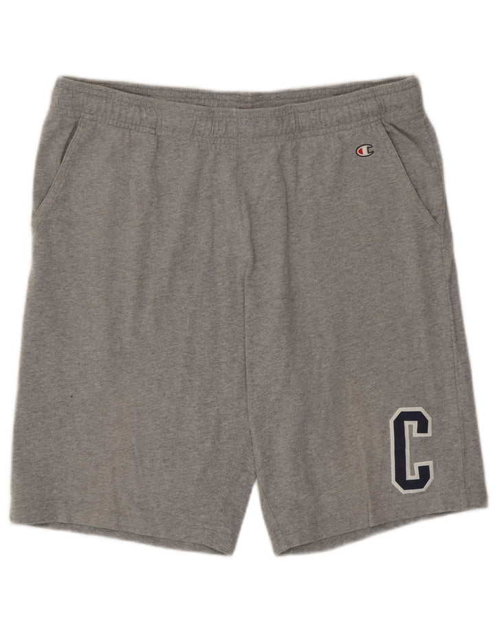 Champion Short de sport graphique pour homme, grand gris
