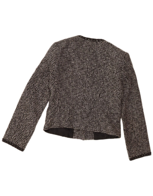 vintage Femme 5 Bouton Blazer Veste IT 44 Moyen Noir