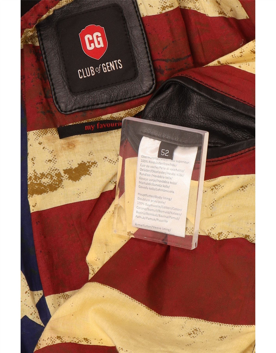 VINTAGE Veste motard en cuir pour homme IT 52 XL Cuir noir