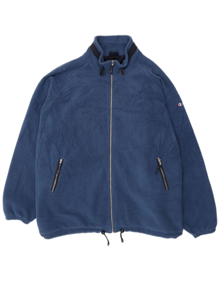 Champion Veste Polaire Homme UK 44 2XL Bleu Polyester