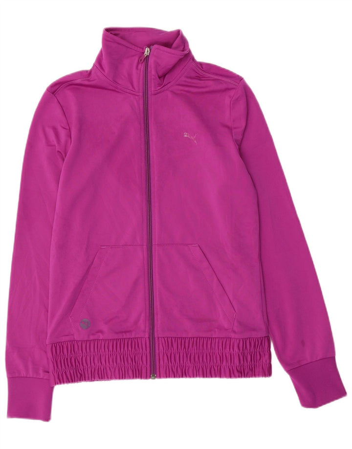 Puma Veste de survêtement pour femme UK 10 Small Rose Polyester