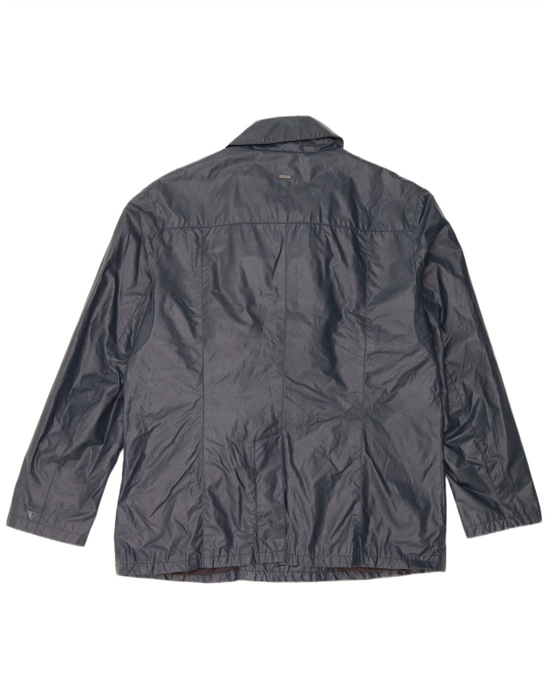 DKNY Veste de Pluie Homme UK 42 XL Bleu Marine Coton