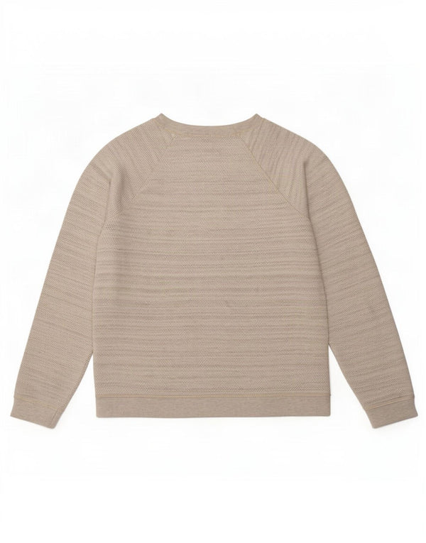 Fat Face Sweat-shirt pour femme UK 16 Large Gris Coton