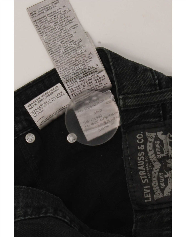 Levi's Jean Droit Homme W34 L32 Noir Coton