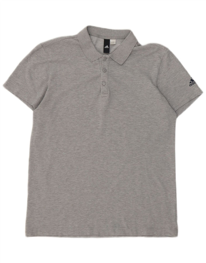 Adidas Polo Homme Gris Moyen Moucheté