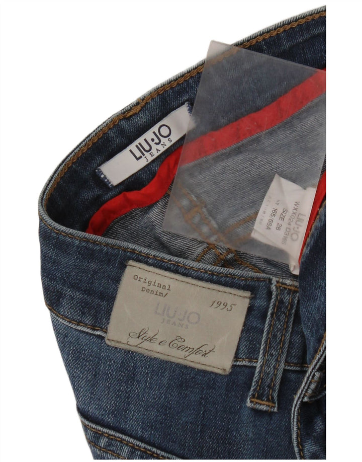 Liu Jo Femme Jean Court W28 L25 Bleu