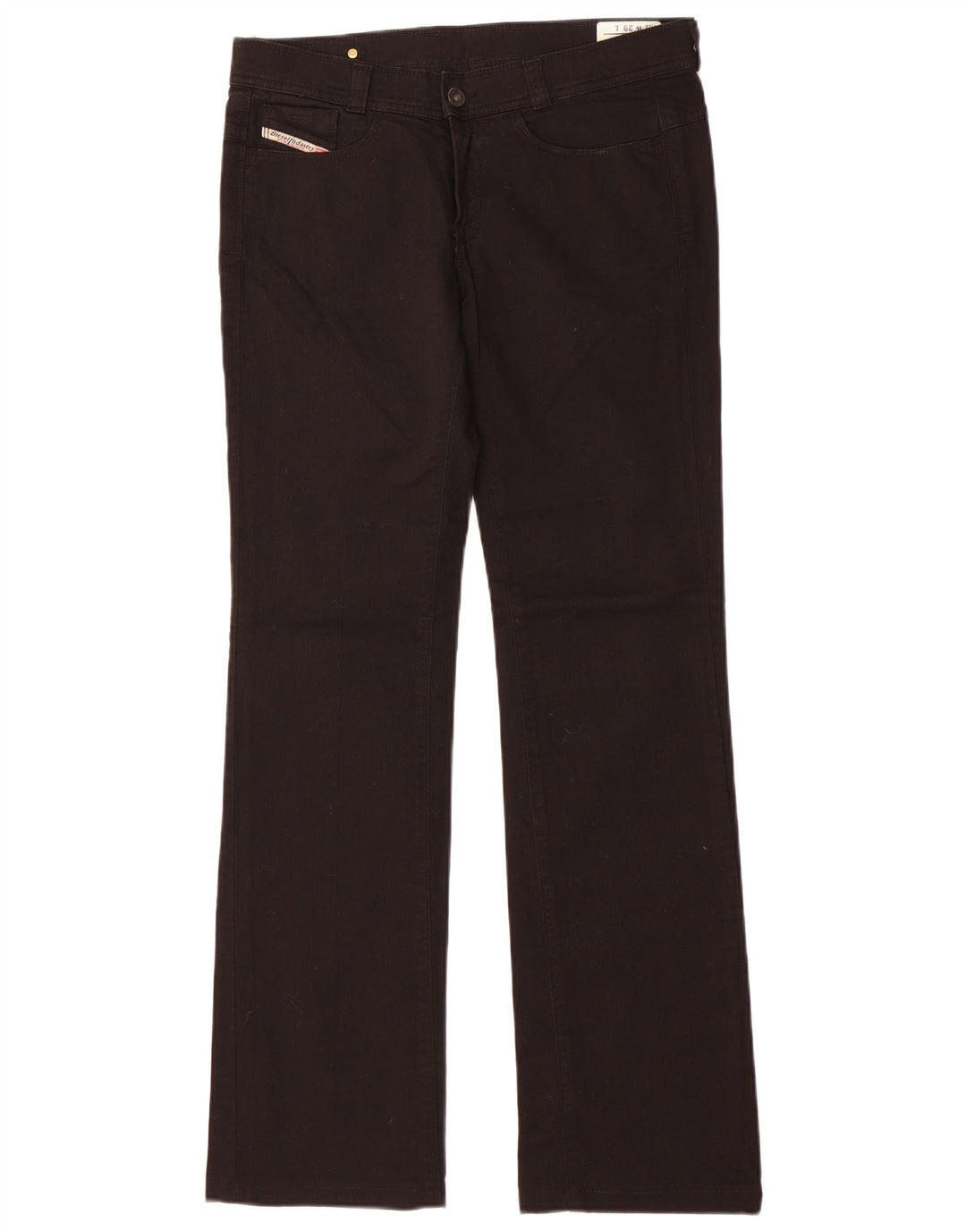 Diesel Jean Droit Femme W29 L32 Coton Noir