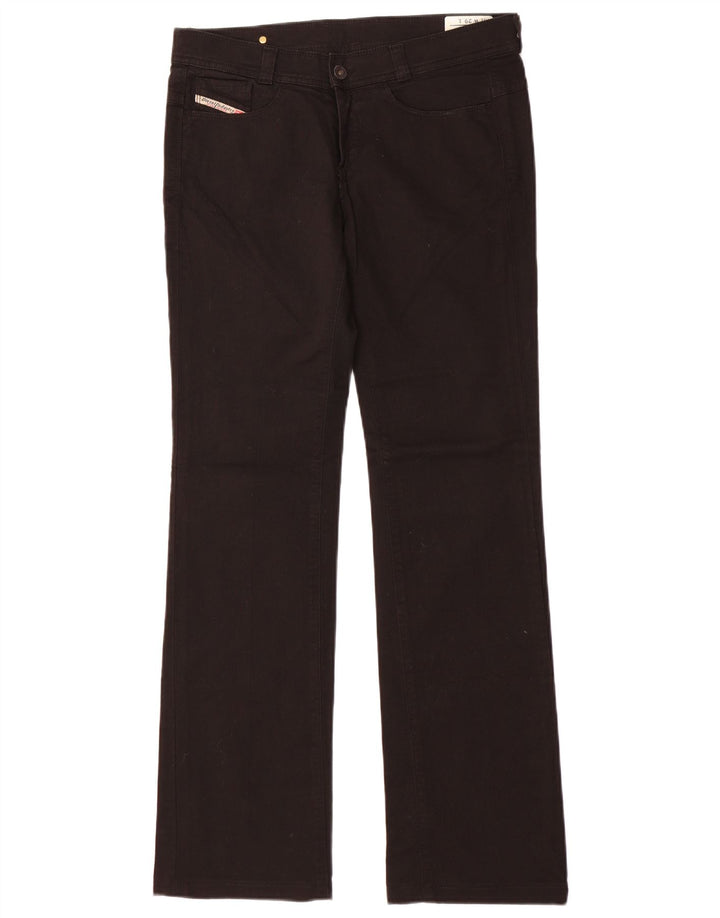 Diesel Jean Droit Femme W29 L32 Coton Noir