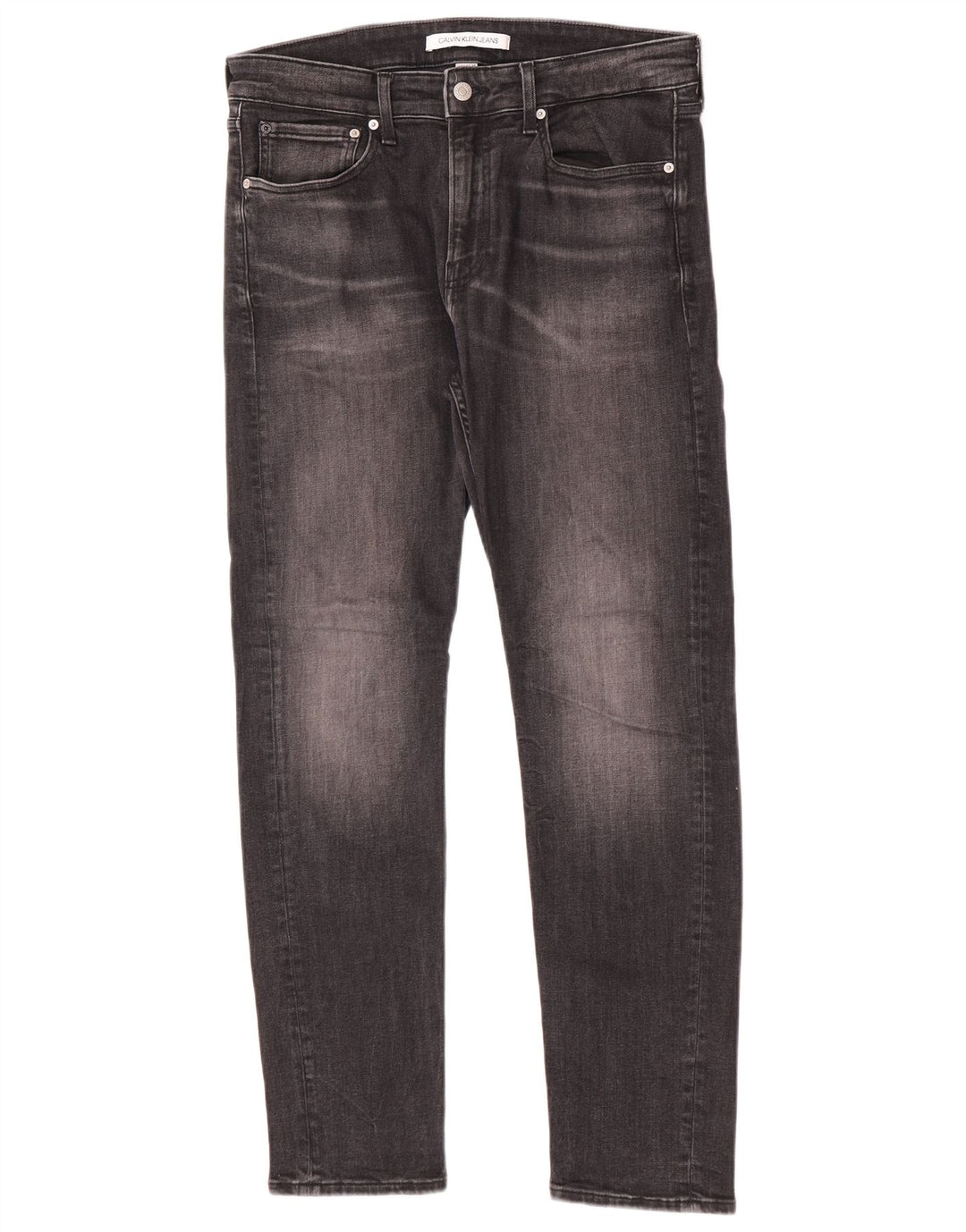 Calvin Klein Jean Slim Homme W32 L30 Gris Coton