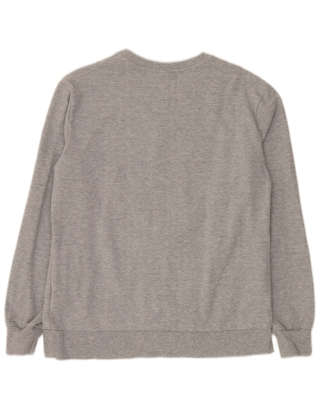 ELLESSE Pull Sweat Graphique Homme Gris Moyen Coton